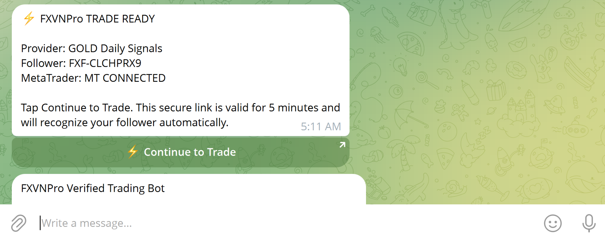 FXVNPro Trade Ready screen