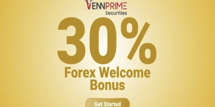 How Do You Get a 30% Forex Welcome Deposit Bonus from Vennprime