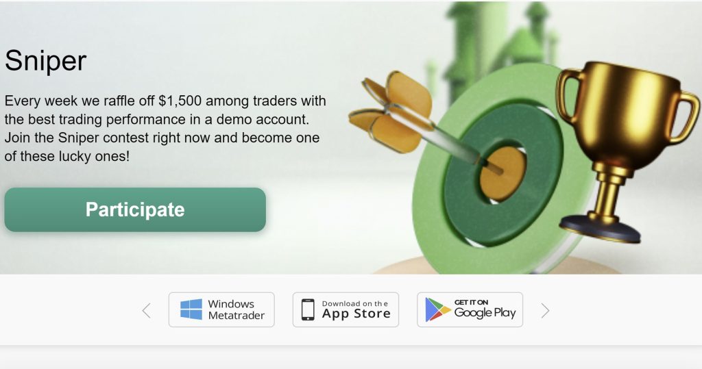 Sniper Weekly Demo Contest – InstaForex
