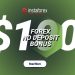 InstaForex $100 No Deposit Bonus