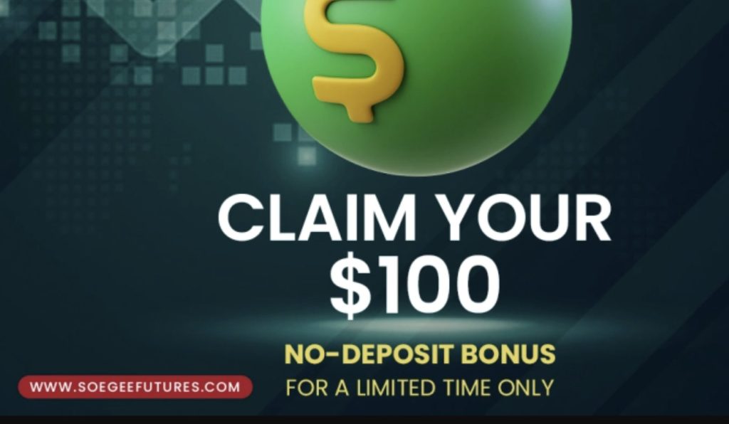 SoegeeFX $100 No Deposit Bonus
