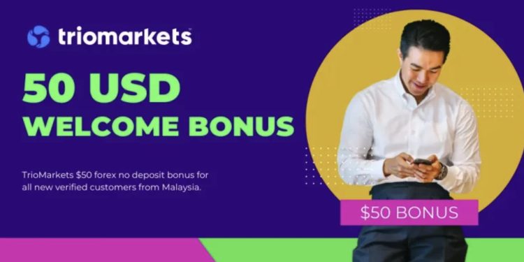TrioMarkets $50 Forex Welcome Bonus