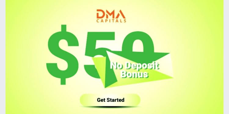 DMA Capitals No Deposit Bonus