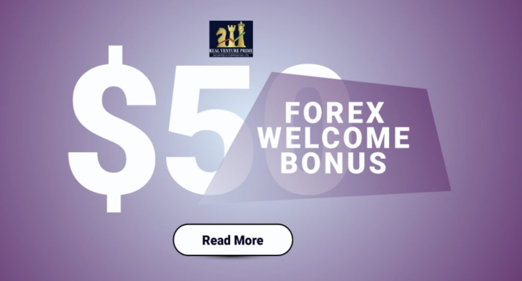 Real Venture Prime Forex Welcome Bonus