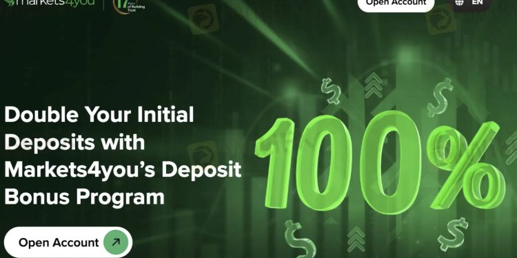 Markets4you Forex Deposit Bonus