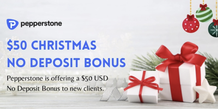 Pepperstone Christmas No Deposit Bonus