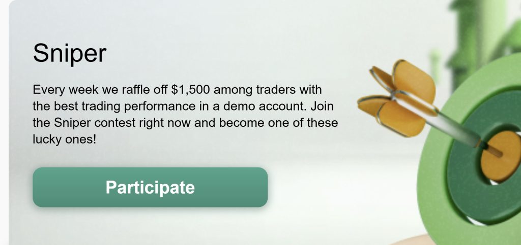 InstaForex Sniper Weekly Demo Contest