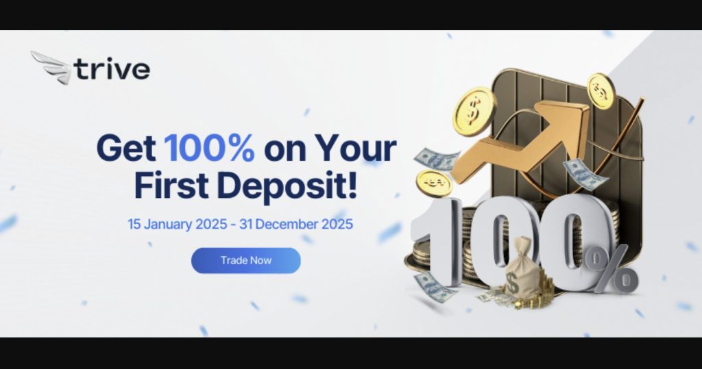 Trive First Deposit Bonus