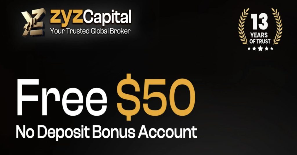 ZYZ Capital $50 No Deposit Bonus