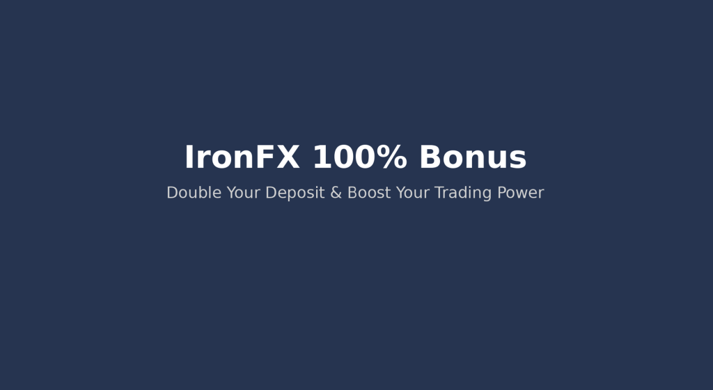 IronFX 100% Trading Bonus