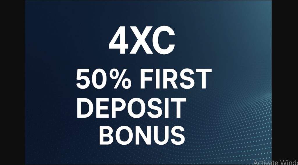 4XC 50% First-Time Deposit Bonus