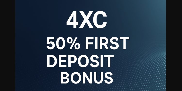 4XC 50% First-Time Deposit Bonus