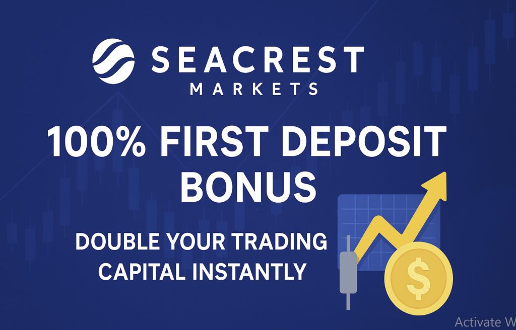 Seacrest Markets 100% First Deposit Bonus