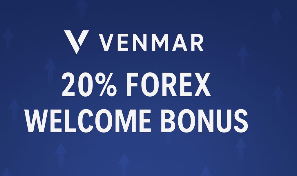 Venmar 20% Forex Welcome Bonus
