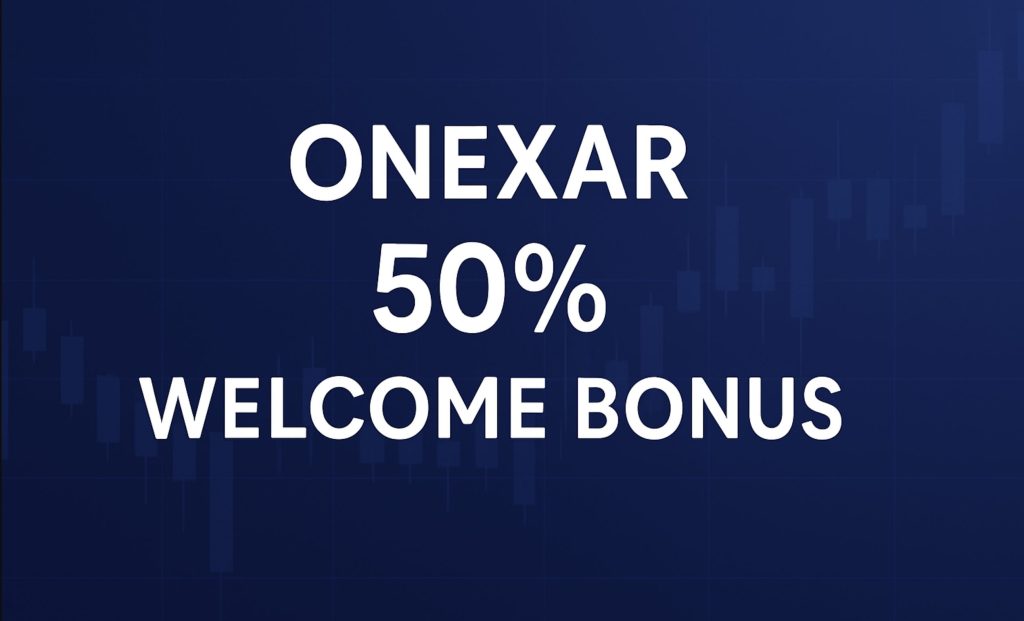 Onexar 50% Welcome Bonus