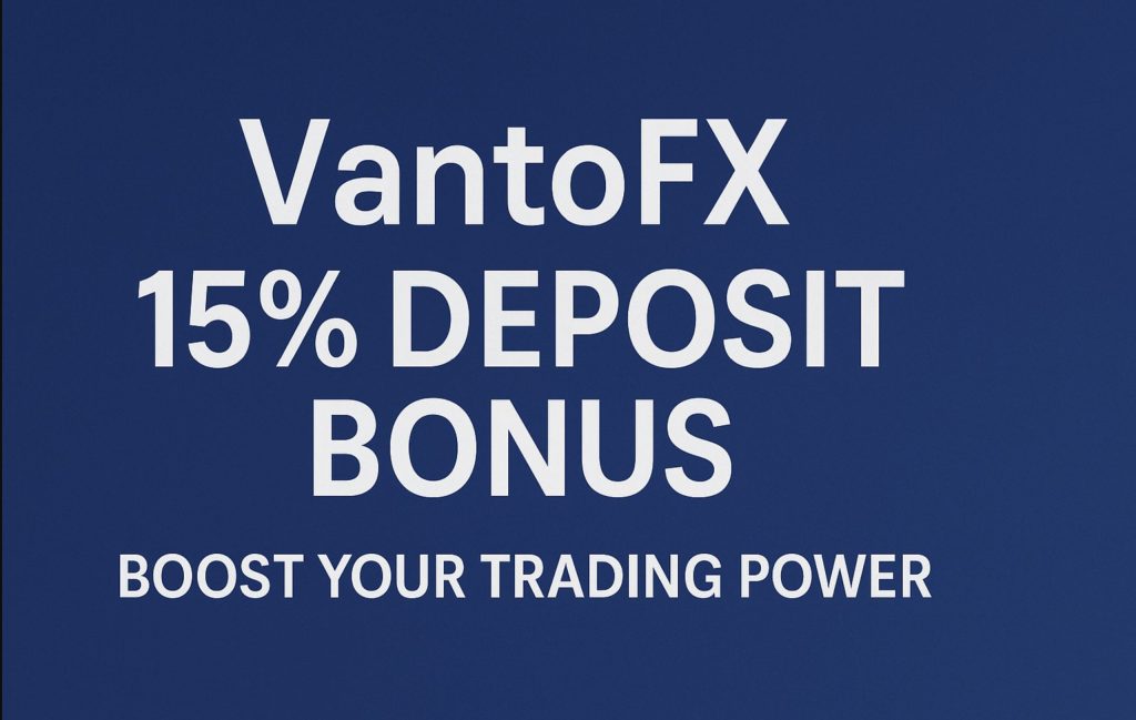 VantoFX 15% Deposit Bonus