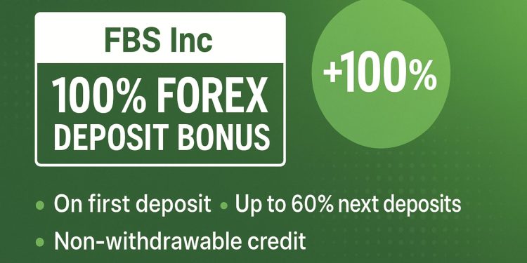FBS Inc 100% Forex Deposit Bonus