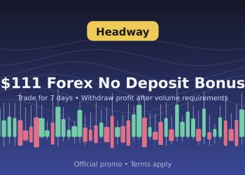 Headway $111 Forex No Deposit Bonus