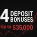 XM Group 4 Deposit Bonuses upto 35000