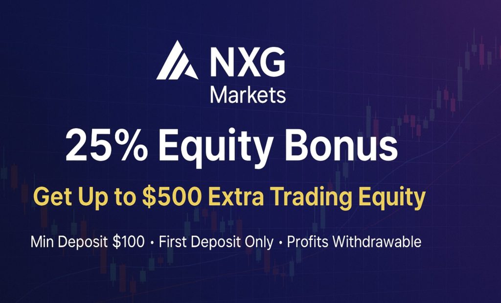 NXG Markets 25% Equity Bonus