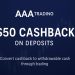 AAA Trading $50 Cashback