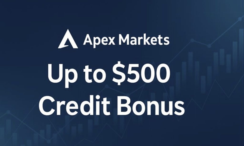 Apex Markets Up to $500 Credit Bonus