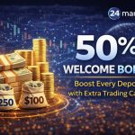 24markets 50% Welcome Bonus