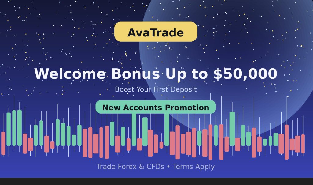 AvaTrade Welcome Bonus Up to $50,000