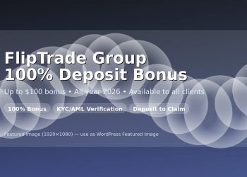 FlipTrade Group 100% Deposit Bonus