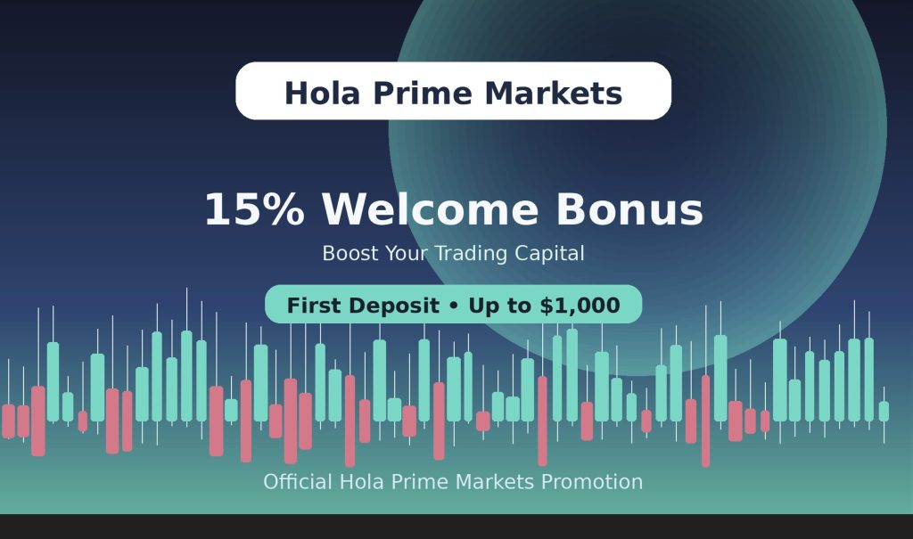 Hola Prime Markets 15% Welcome Bonus