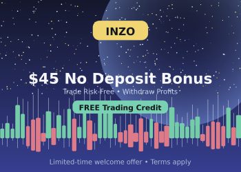 INZO $45 No Deposit Bonus 2026