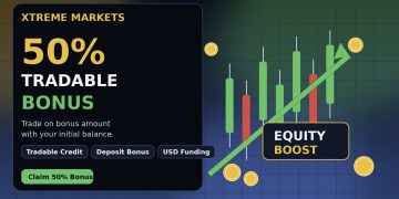 XtremeMarkets 50% Tradable Bonus