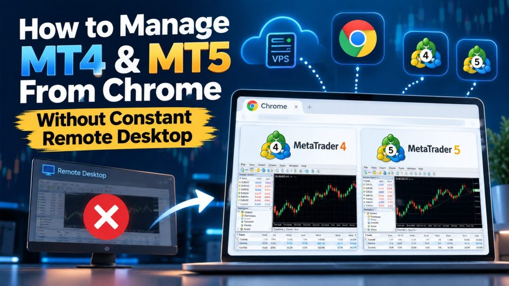 How to Manage MT4 & MT5 From Chrome Without Constant Remote Desktop