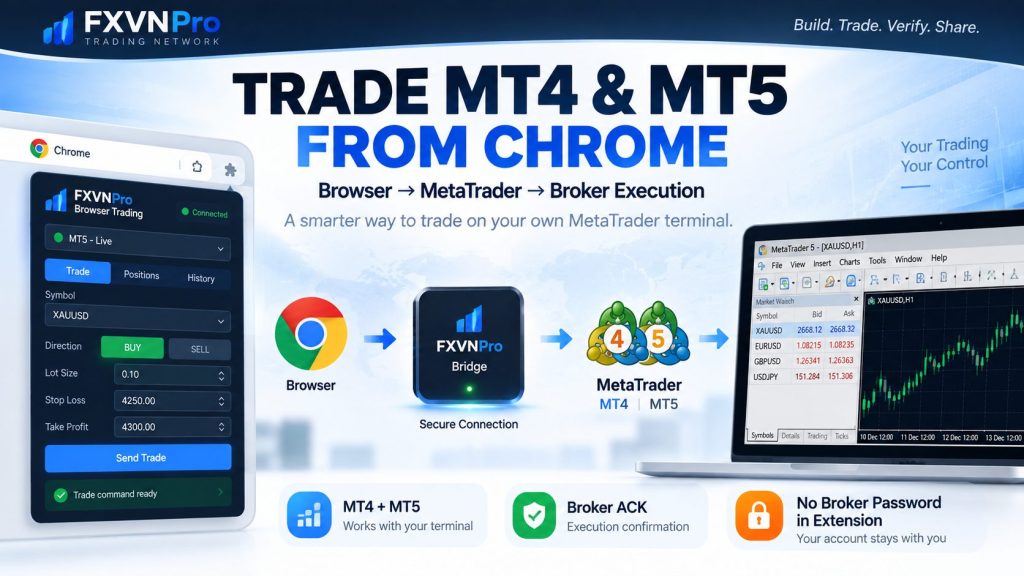 Trade MT4 & MT5 From Your Browser