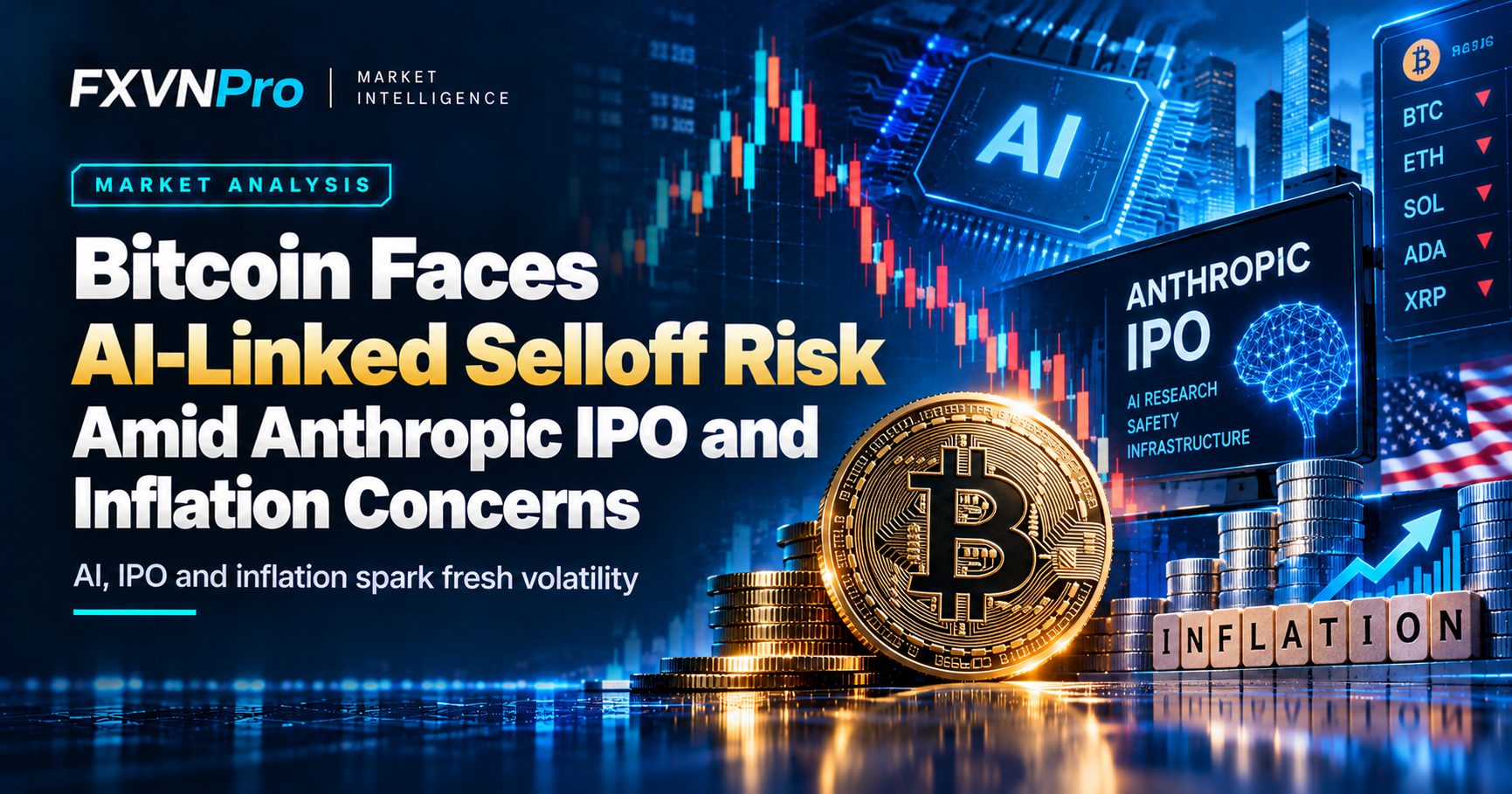 Bitcoin Faces AI-Linked Selloff Risk Amid Anthropic IPO and Inflation Concerns