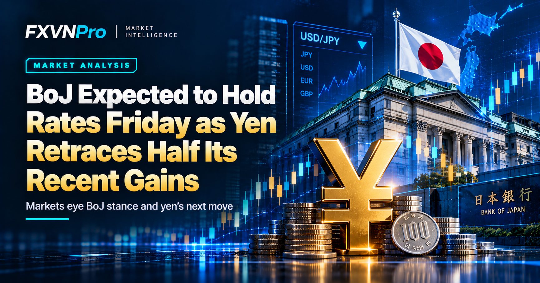 BoJ Expected to Hold Rates Friday as Yen Retraces Half Its Recent Gains