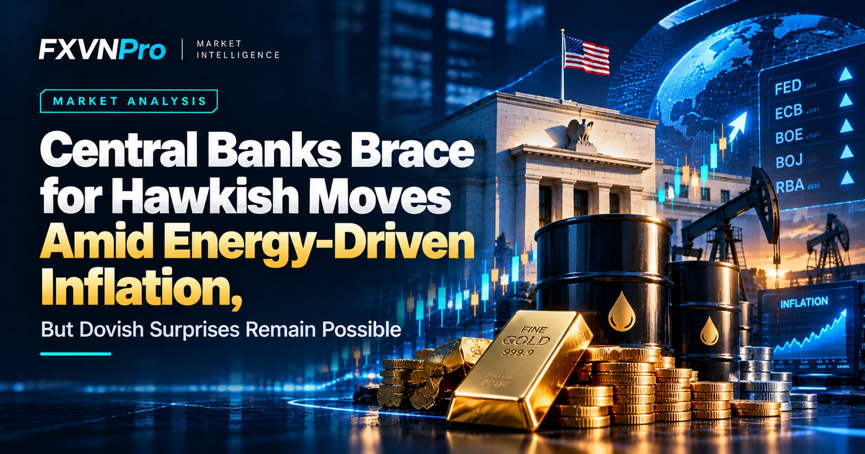 Central Banks Brace for Hawkish Moves Amid Energy-Driven Inflation, But Dovish Surprises Remain Possible