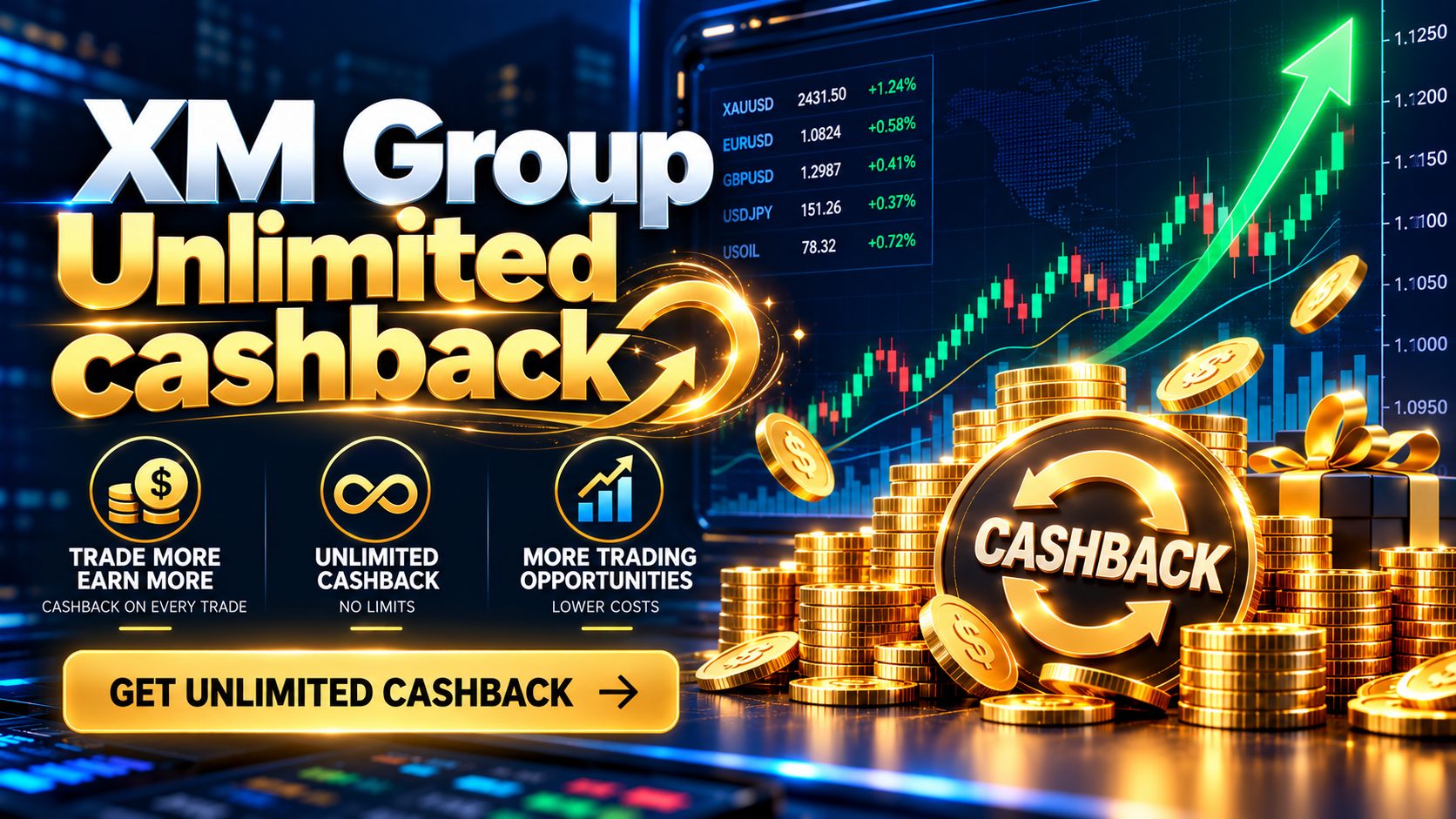 XM Group Unlimited Cashback