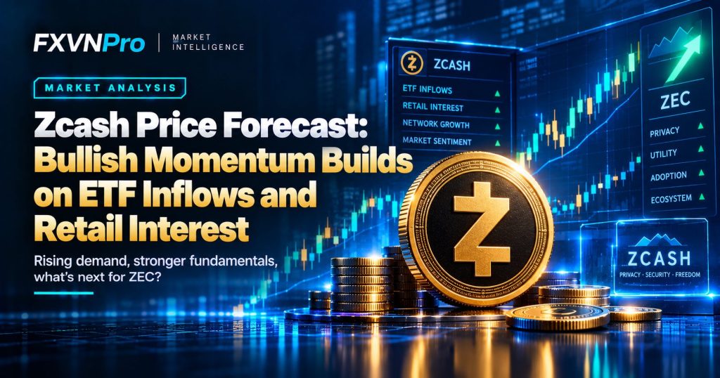Zcash Price Forecast Bullish Momentum Builds on ETF Inflows and Retail Interest